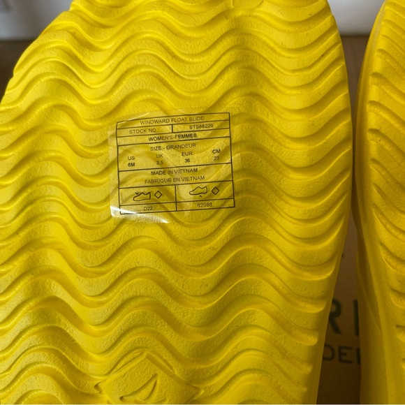 Sperry Float Uni Yellow Women’s Slides Size 6 - Picture 8 of 12